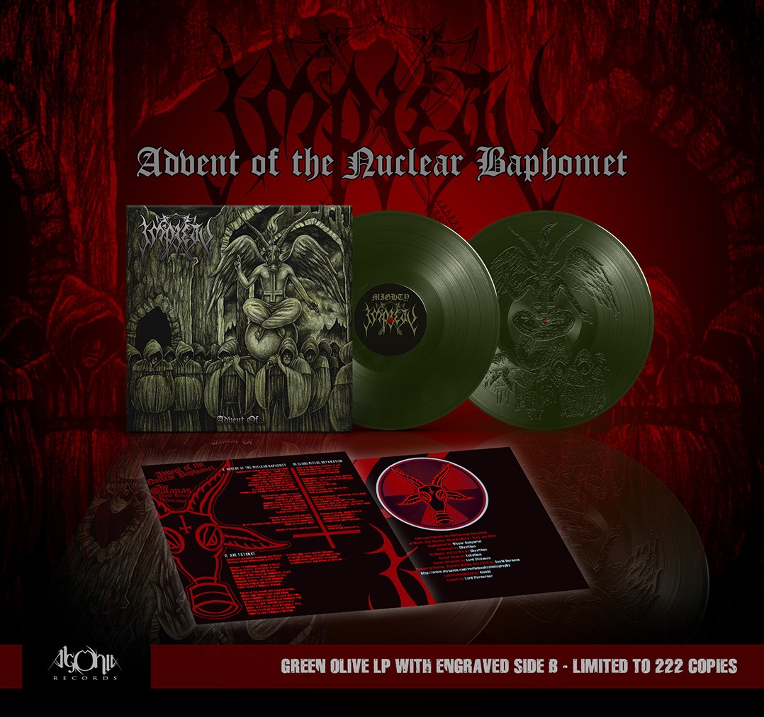 Impiety - Advent of Nuclear Baphomet (Green vinyl) 222 copies worldwide!